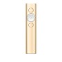 Logitech Spotlight Presentation Remote puntatore wireless Bluetooth/RF Oro (910-004862)