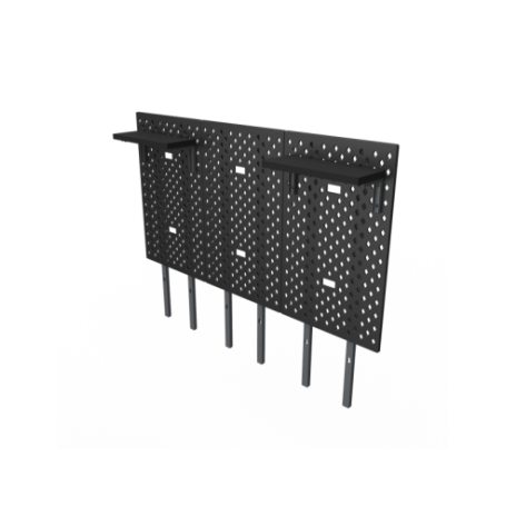 DEZCTOP DESK PANNELLI KIT 3 PEZZI PER SCRIVANIA 120 NERO E NOCE AC-BFTDB3X- (AC-BFTDB3X-BK1)