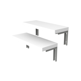 DEZCTOP ACC. 2 MENSOLE DA-DBSVM2-WH1 BIANCO