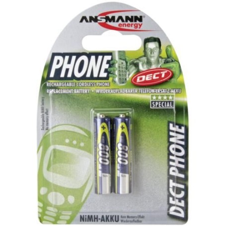 Ansmann 5035332 batteria per uso domestico Mini Stilo AAA Nichel-Metallo Idruro (NiMH) (5035332)