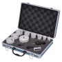 BIM Lochsgen groes Elektriker-Set D-47282,  19 - 68mm (12-teilig, Schnitttiefe 38mm, Koffer)