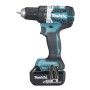 Akku-Bohrschrauber DDF484RTJ, 18Volt (blau/schwarz, 2x Li-Ionen Akku 5,0Ah, MAKPAC)