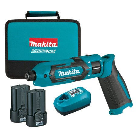 Akku-Knickschlagschrauber TD022DSE 7,2Volt (blau/schwarz, 2x Li-Ionen Akku 1,5Ah)