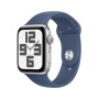 Watch SE (silber, Aluminium, 44 mm, Sportarmband Denim S/M) (MXEQ3QF/A)