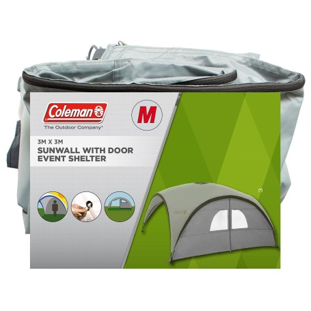 Sunwall M, Seitenwand mit Tr fr Event Shelter Pro M 3m (silber) (2000038908)