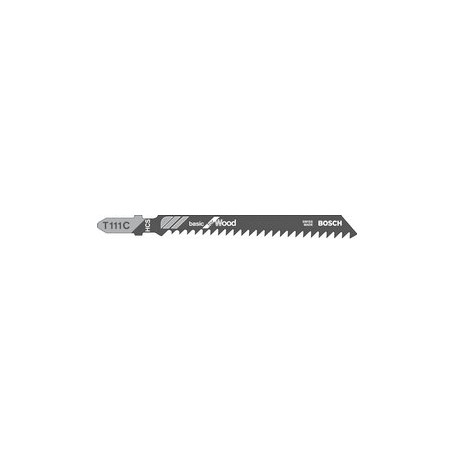 Bosch T 111 C Lama per seghetto alternativo Acciaio al carbonio (HCS) 3 pz (2608630808)