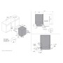 Asko DFI544B, 14 coperti - Lavastoviglie da incasso (DFI 544 B)