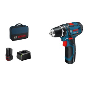 Bosch Akku-Bohrschrauber 12 V Li-Ion 1300 Giri/min Nero, Blu, Rosso (060186810F)