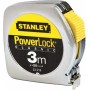 Bandma Powerlock, 3 Meter (chrom/gelb, 12,7mm, Metallgehuse) (0-33-218)