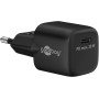 USB-C Schnellladegert Nano, PD, GaN, 20 Watt (schwarz, 1x USB-C, Power Delivery 3.0) (65403)