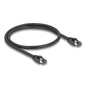 Netzwerkkabel RJ-45 Cat.8.1 S/FTP, bis 40 Gbps (schwarz, 50cm) (80232)