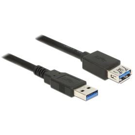USB 3.2 Gen 1 Verlngerungskabel, USB-A Stecker  USB-A Buchse (schwarz, 2 Meter, SuperSpeed) (85056)