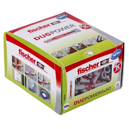 Dbel DUOPOWER 6x50 LD (hellgrau/rot, 100 Stck) (538250)