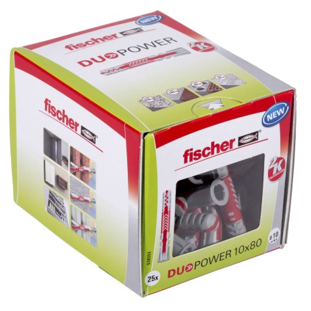 Dbel DUOPOWER 10x80 LD (hellgrau/rot, 25 Stck) (538252)