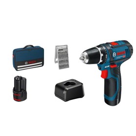Bosch GSR 12V-15 Professional 1300 Giri/min Nero, Blu (060186810H)