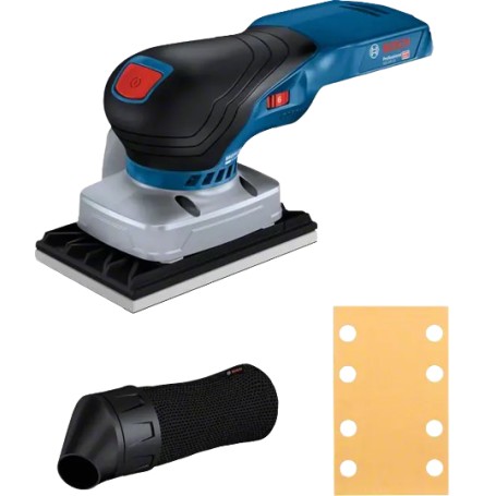 Bosch GSS 18V-13 PROFESSIONAL Levigatrice orbitale casuale 1000 Giri/min 2000 OPM Nero, Blu, Rosso (06019L0100)