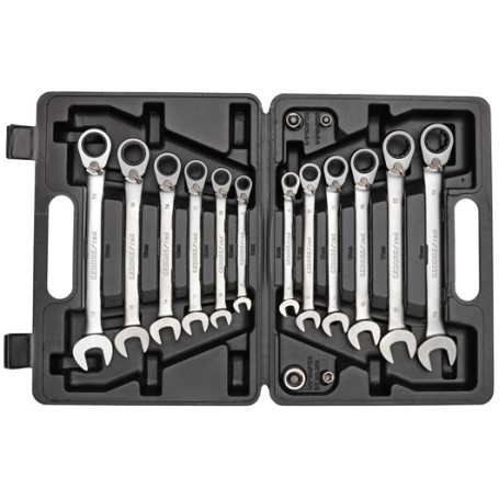 Red Ringratschen-Maulschlssel-Satz, 16-teilig (chrom, SW 8 - 19mm) (3300060)