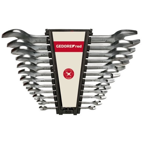 Red Doppel-Maulschlssel-Satz, lang, 12-teilig (chrom, SW 6 - 32mm) (3300960)
