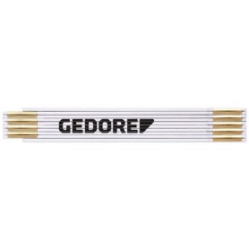 Holz-Gliedermastab, 2 Meter (wei) (3301426)