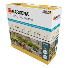 Micro-Drip-System Tropfbewsserung Set Balkon, 15 Pflanzen (schwarz/grau, Modell 2023) (13401-20)