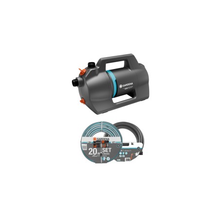 Gartenpumpe 4100 Silent Set (dunkelgrau/trkis, 550 Watt, Modell 2023) (09051-61)
