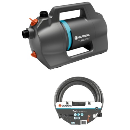 Gartenpumpe 4100 Silent (dunkelgrau/trkis, 550 Watt, Modell 2023) (09052-20)