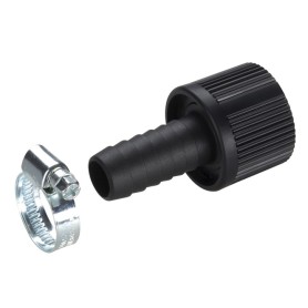 Saugschlauch-Anschlussstck 33,3mm (G 1") (schwarz, fr 19mm (3/4") Schluche) (01723-20)