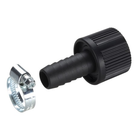 Saugschlauch-Anschlussstck 33,3mm (G 1") (schwarz, fr 19mm (3/4") Schluche) (01723-20)