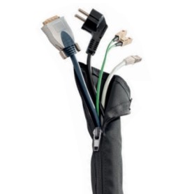 KS Zipper Wrap,  30mm (schwarz, 2 Meter) (8873)