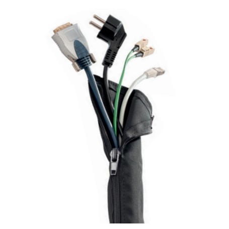 KS Zipper Wrap,  30mm (schwarz, 2 Meter) (8873)