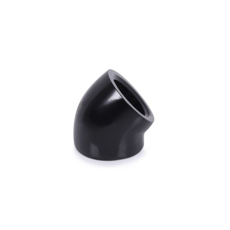 Eiszapfen L-Verbinder 45 G1/4 IG auf G1/4 IG - schwarz (schwarz) (17592)