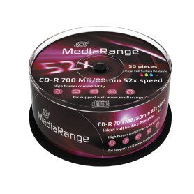 CD-R 700 MB (52fach, 50 Stck, bedruckbar) (MR208)