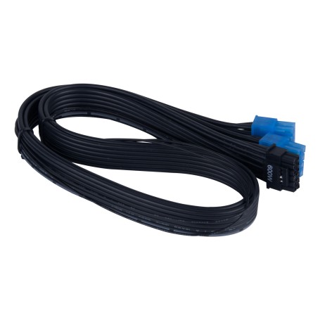 12VHPWR PCIe Adapter Kabel SST-PP14-PCIE (schwarz, 0,55 Meter)