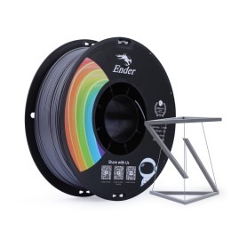 PLA+ Filament, 3D-Kartusche (grau, 1 kg, 1,75 mm, auf Rolle) (3301010308)