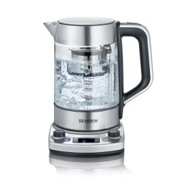 Teekocher Professional WK 3422 (edelstahl (gebrstet)/schwarz, 1,7 Liter)