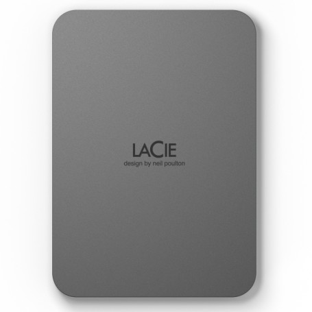 LaCie Mobile Drive Secure disco rigido esterno 4 TB USB tipo-C 3.2 Gen 1 (3.1 Gen 1) Grigio (STLR4000400)
