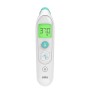 Braun BST200WE Termometro a rilevamento remoto Bianco Fronte Pulsanti