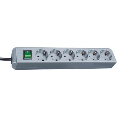 Brennenstuhl Eco prolunghe e multiple 1,5 m 6 presa(e) AC Grigio (1159540015)