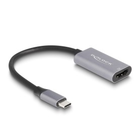 DeLOCK 60021 adattatore grafico USB 7680 x 4320 Pixel Nero, Grigio
