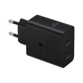 Samsung Caricabatteria Super Fast Charging (50W) con doppia porta USB-C e con cavo USB-C to USB-C (EP-T5020XBEGEU)