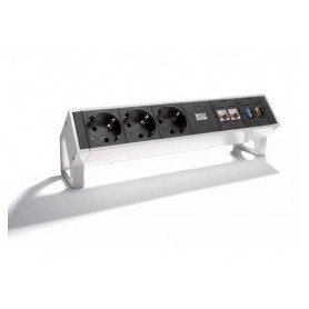 Bachmann 902.302 prolunghe e multiple 1,5 m 3 presa(e) AC Interno Nero, Bianco