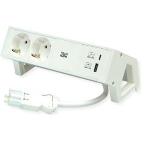 Bachmann Steckdosenleiste DESK2 white 2xCEE7/3 902.3201 (902.3201)