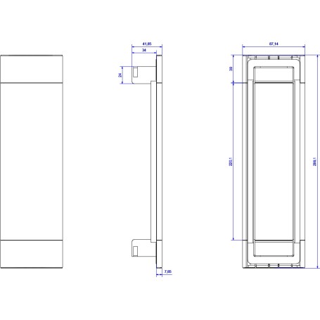 Bachmann Steckdosenleiste COVER schwarz ALU 915.028 (915.028)