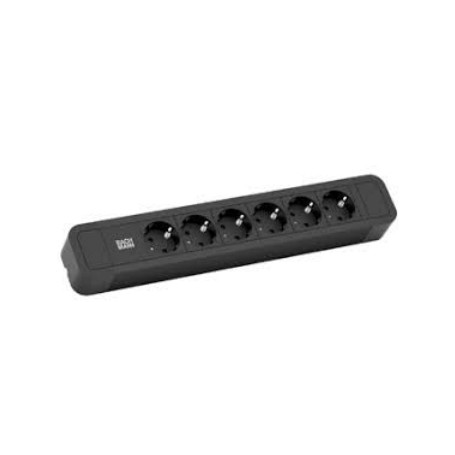 Bachmann Primo 2 prolunghe e multiple 2 m 6 presa(e) AC Nero (350.003)
