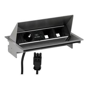 Bachmann 900.408 presa energia AC + USB A Grigio