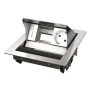 Kindermann 7492000041 cassetta di scarico Tipo F Acciaio inox, Bianco