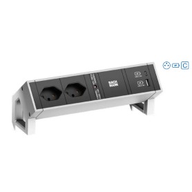 Bachmann Desk 2 prolunghe e multiple 2 presa(e) AC Interno (902.923)