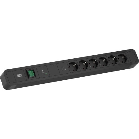 Bachmann PRIMO 2 Nero 6 presa(e) AC 2 m (350.021)