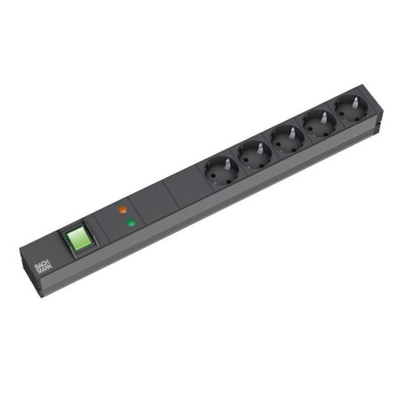 Bachmann 333.537 prolunghe e multiple 2 m 5 presa(e) AC Interno Nero