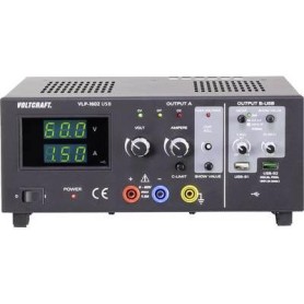VOLTCRAFT VLP-1602 Labornetzgerät, einstellbar 0 - 60 V 0.01 - 1.5 A 123 W OVP Anzahl Ausgänge 3 x (VC-8146855)
